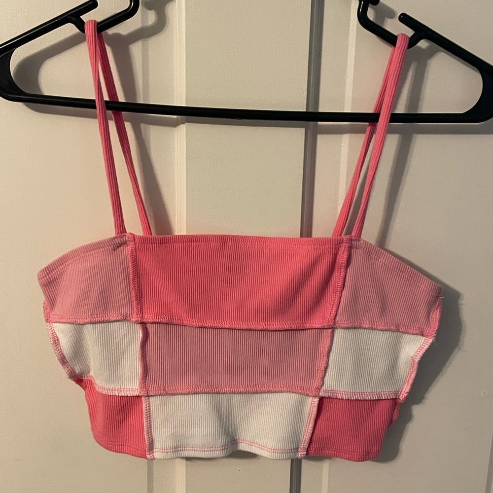 Forever 21 Pink and White Tank